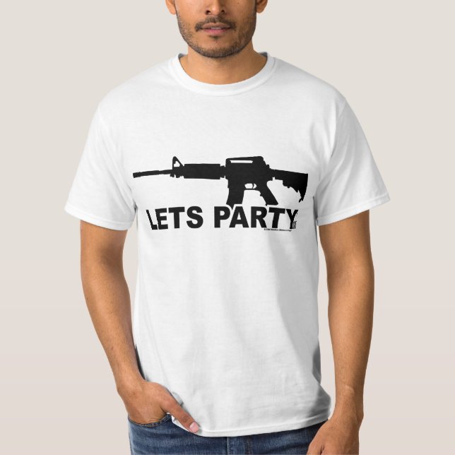 AR15 Lets Party T-Shirt (Front)