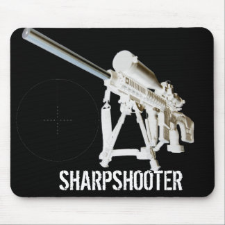 AR15 Mouse Pad- Sharpshooter w/ mil dot reticle Pad