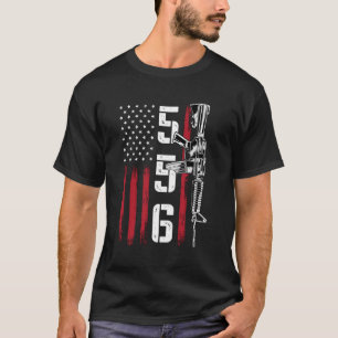 Ar15 Rifle 2Nd Adt 556 Ar-15 Back T-Shirt