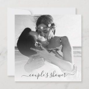 *~* AR18 Creative Artsy Photo COUPLE's SHOWER Invitation