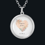 *~* AR30 WEDDING Floral Yellow Heart Flowers Gift Silver Plated Necklace<br><div class="desc">(Search AR30 for similar items.) this makes a great Event Wedding ANNIVERSARY , Valentine's Day gift , Birthday gift etc with space for the wedding date and names of the couple. Change the text areas for what ever you like to give a personalised customised give for anyone you desire. Event...</div>