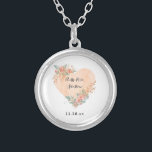 *~* AR30 WEDDING Floral Yellow Heart Flowers Gift Silver Plated Necklace<br><div class="desc">(Search AR30 for similar items.) this makes a great Event Wedding ANNIVERSARY , Valentine's Day gift , Birthday gift etc with space for the wedding date and names of the couple. Change the text areas for what ever you like to give a personalised customised give for anyone you desire. Event...</div>