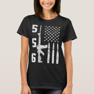 Ar-15 American Flag - Ar15 Rifle Sling Gift Gun Ow T-Shirt