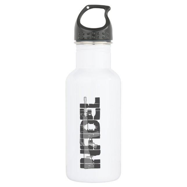 AR-15 INFIDEL Gun Rights Pro American 532 Ml Water Bottle (Front)