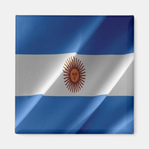 AR - Argentina - Flag Waving Magnet