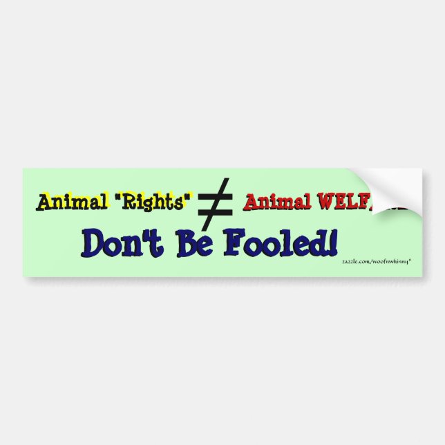 AR Is Not Equal To AW Bumper Sticker (Front)