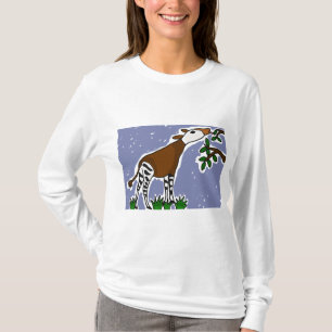 AR- Okapi Art Cartoon T-Shirt