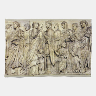 Ara Pacis Frieze Tea Towel