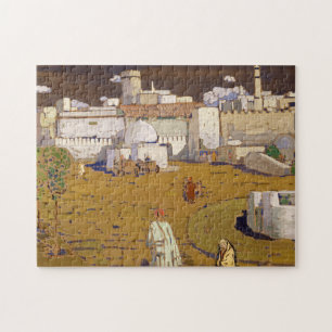 Arab City, 1905 by Wassily Kandinsky Jigsaw Puzzle