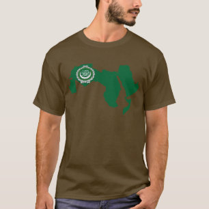 Arab League flag map T-Shirt