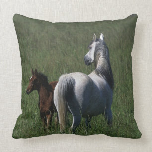 Arab Mare & Foal Cushion