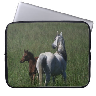 Arab Mare & Foal Laptop Sleeve