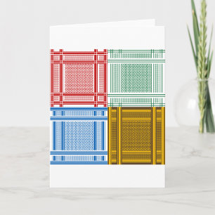Arab Shemagh Scarves Greeting Cards