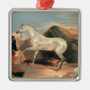 Arab Stallion Metal Ornament