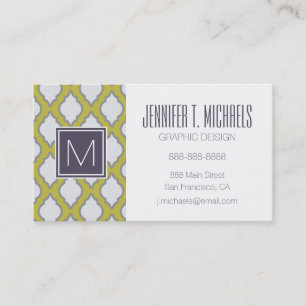 Arab Style Pattern Business Card