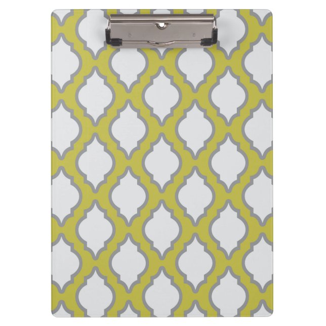 Arab Style Pattern Clipboard (Front)