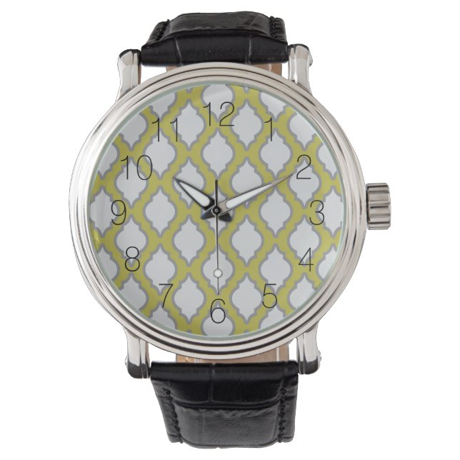 Arab Style Pattern Watch (Front)