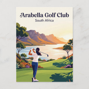 Arabella Golf Club South Africa Postcard