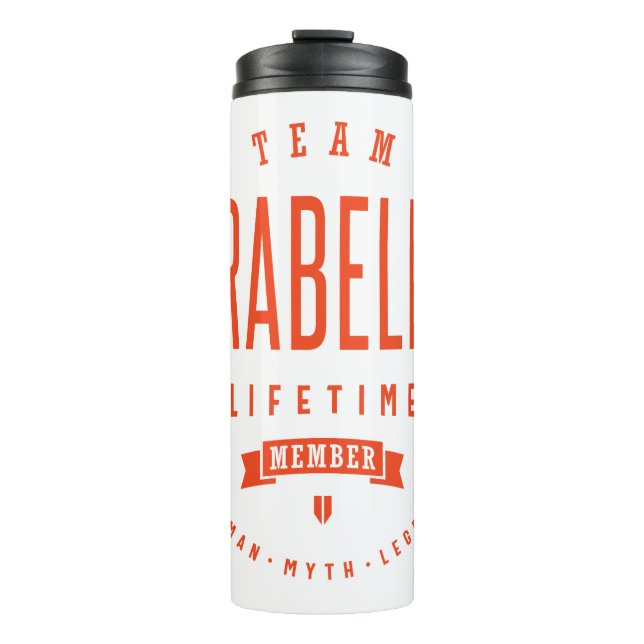 Arabella Personalised Name Birthday Gift Thermal Tumbler (Front)