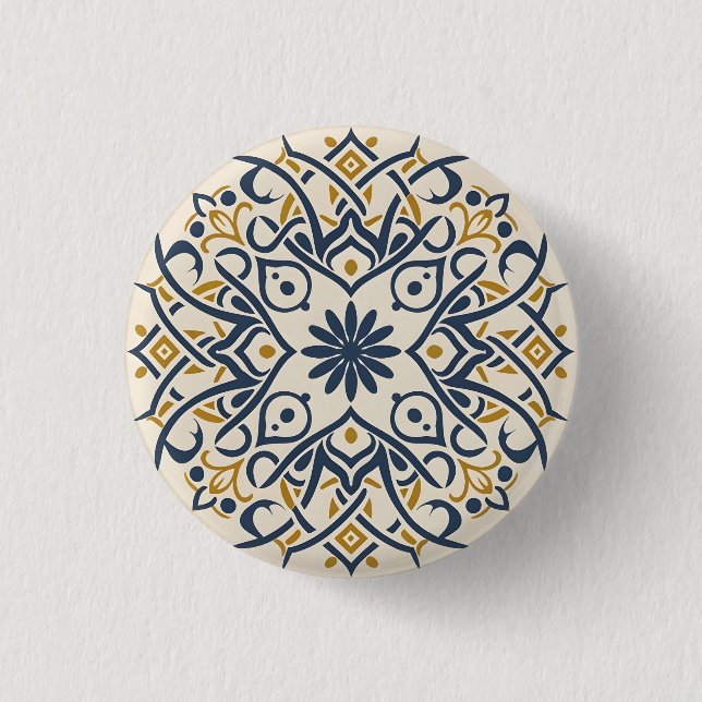 arabesque 3 cm round badge (Front)