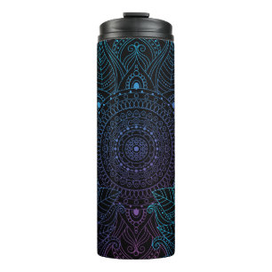 Arabesque Bliss: Oriental Mandala Magic Thermal Tumbler