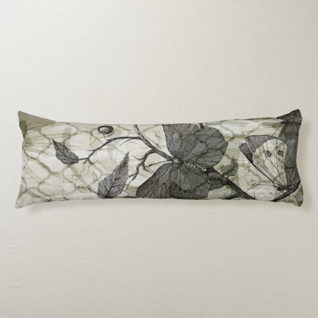 Arabesque Butterflies I Body Cushion (Front)