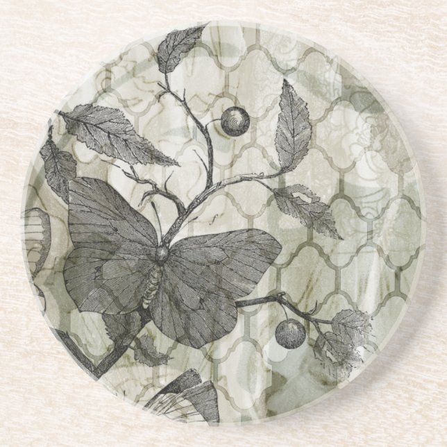 Arabesque Butterflies I Coaster (Front)