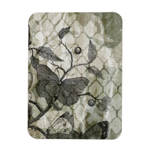 Arabesque Butterflies I Magnet