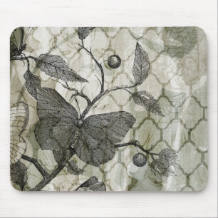 Arabesque Butterflies I Mouse Pad