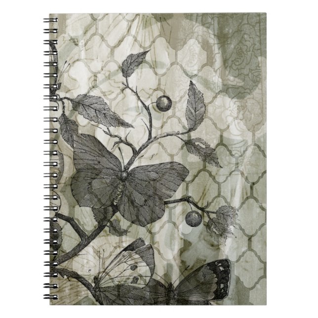 Arabesque Butterflies I Notebook (Front)