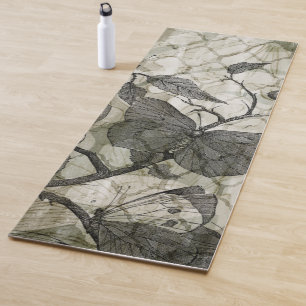Arabesque Butterflies I Yoga Mat