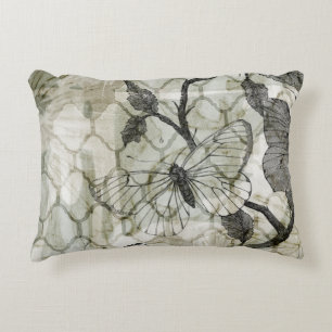 Arabesque Butterflies II Decorative Cushion