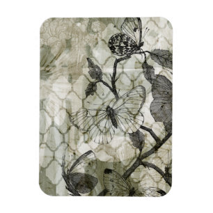 Arabesque Butterflies II Magnet