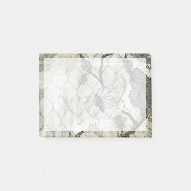 Arabesque Butterflies II Post-it Notes (Front)