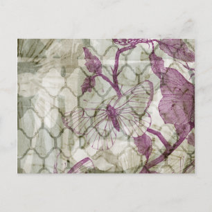 Arabesque Butterflies IV Postcard