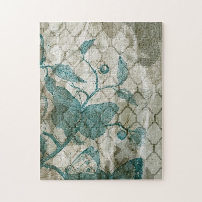 Arabesque Butterflies V Jigsaw Puzzle (Vertical)