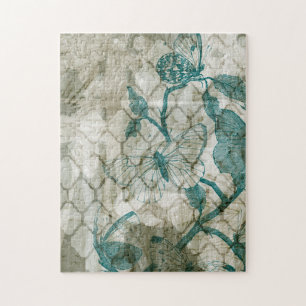 Arabesque Butterflies VI Jigsaw Puzzle