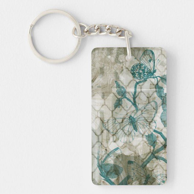 Arabesque Butterflies VI Key Ring (Front)