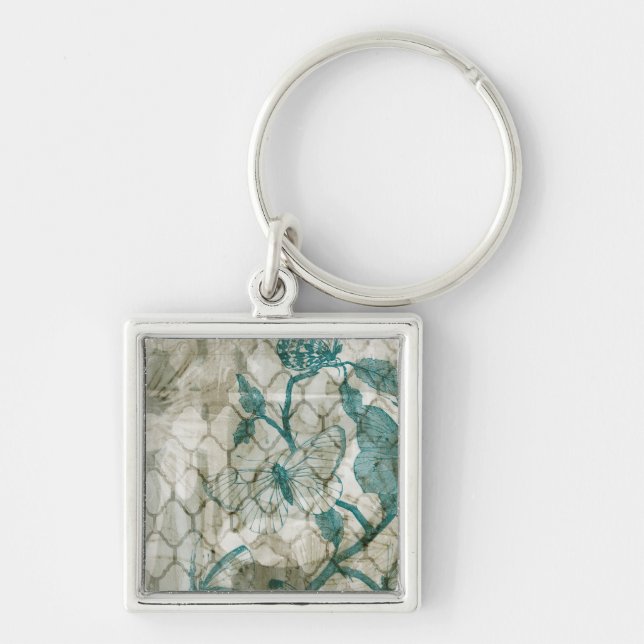 Arabesque Butterflies VI Key Ring (Front)