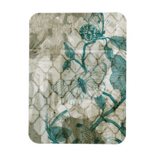 Arabesque Butterflies VI Magnet