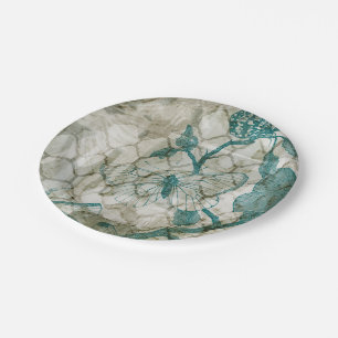 Arabesque Butterflies VI Paper Plate