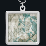Arabesque Butterflies VI Silver Plated Necklace<br><div class="desc">Animals</div>