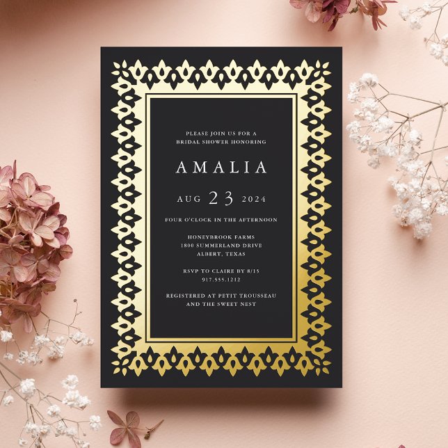 Arabesque | Elegant Glam Bridal Shower Gold (Creator Uploaded)