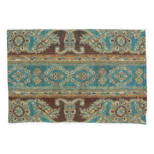 Arabesque Fabric Paisley Oriental Design Pillowcase