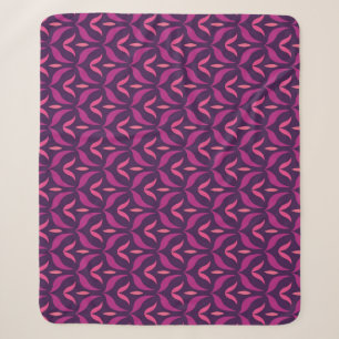 Arabesque Floral: Art Deco Seamless. Sherpa Blanket