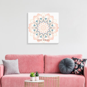 Arabesque Mandala Art Canvas Print