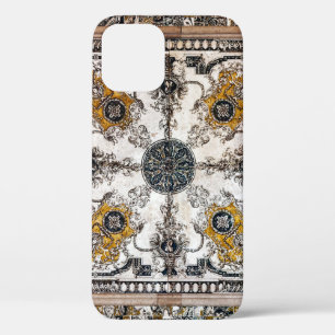 Arabesque Marble Texture Vintage Patchwork iPhone 12 Case