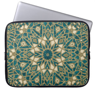 arabesque mosaic laptop sleeve