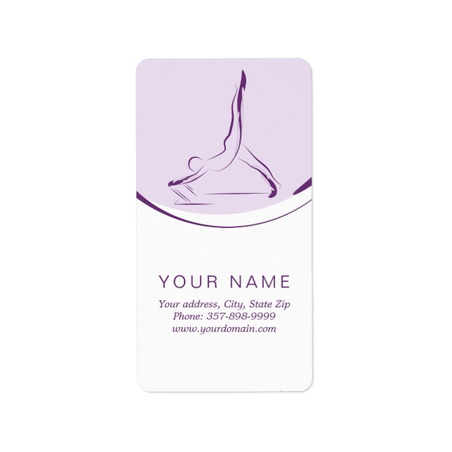 Arabesque on the reformer | Colour Label (Front)