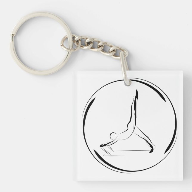 Arabesque on the reformer key ring (Front)